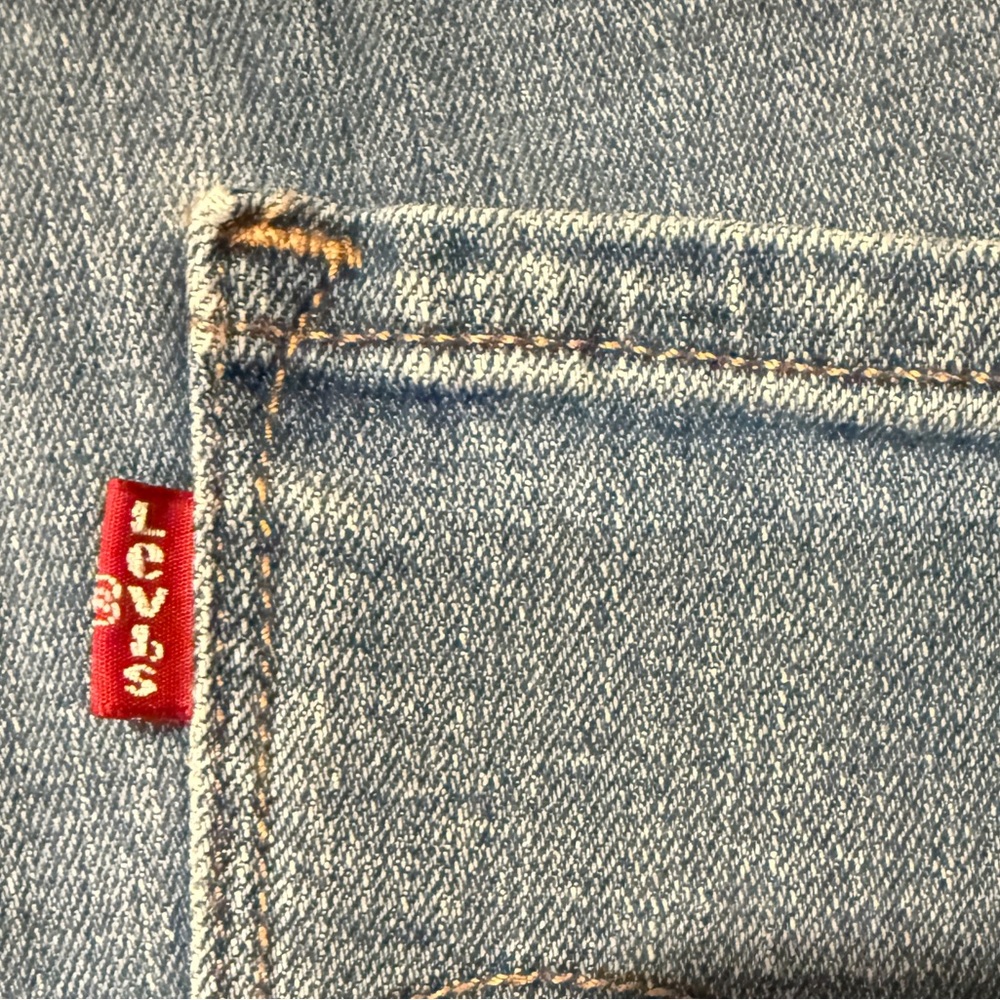 Levi's 525 Perfect Waist Straight  Women's Blue Jeans Size 14 - Picture 5 of 12